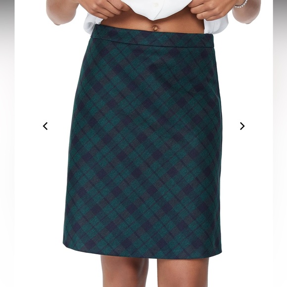 Old Navy Dresses & Skirts - Green and Blue Tartan Plaid Pencil Skirt Size 12